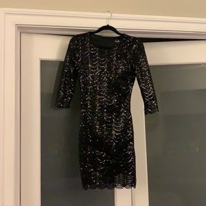 Black Sequin Mini